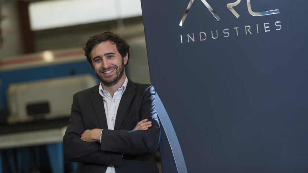 Portrait de Romain de Tellier PDG d'Arc Industrie